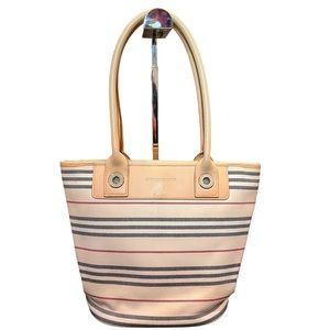 Burberry Autre Marque Beige Nova Bucket Tote With Leather